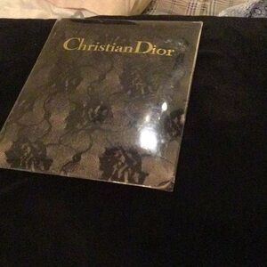 Christian Dior Black Lace Cover